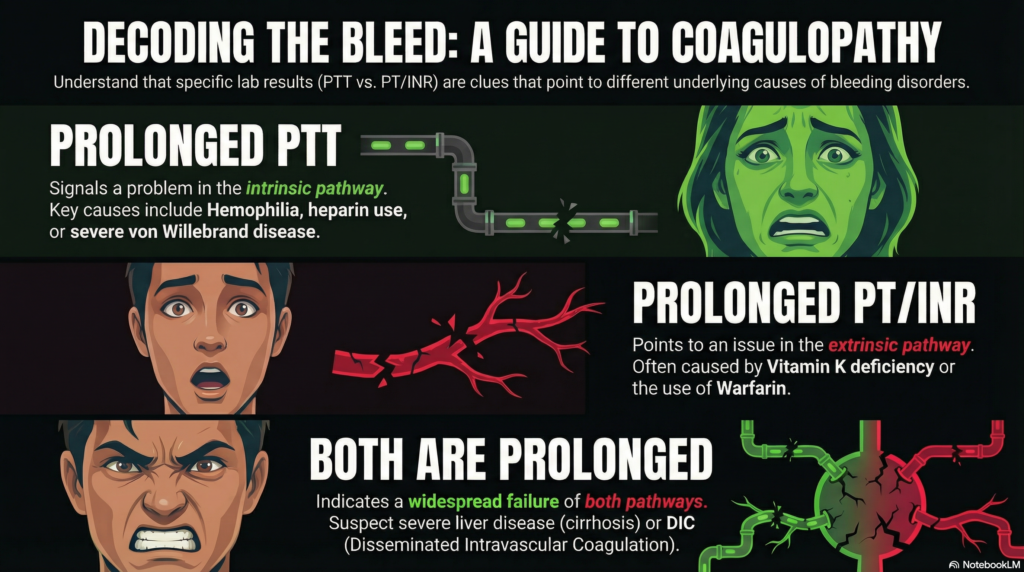 Coagulopathy: Intrinsic, Extrinsic, and Common Pathways