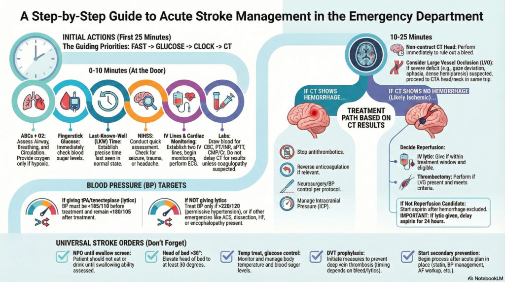 Acute Stroke Emergency Department Management Protocols