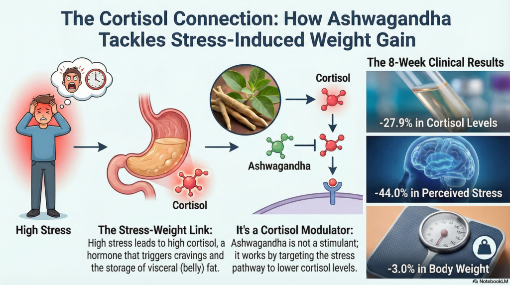 Ashwagandha and Stress Weight Gain