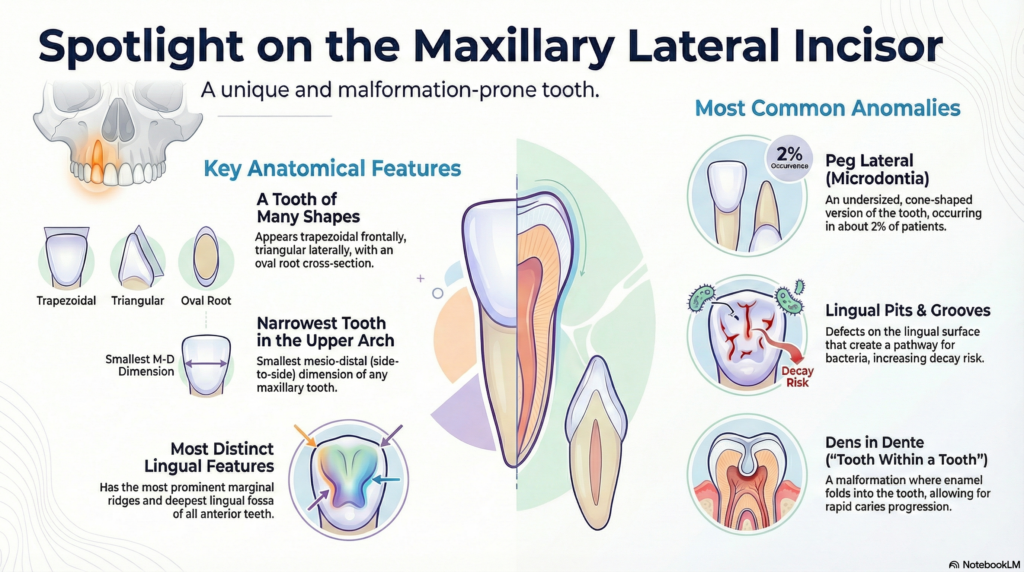 Maxillary Lateral Incisor Anatomy and Anomalies