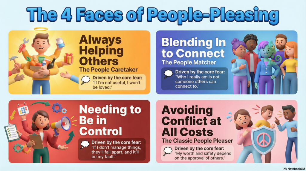 The 4 Faces of People-Pleasing