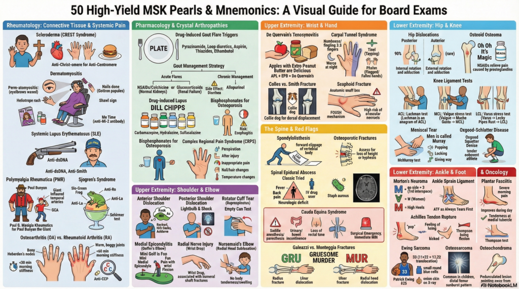 The Medical Mnemonic Handbook MSK & Rheumatology Edition