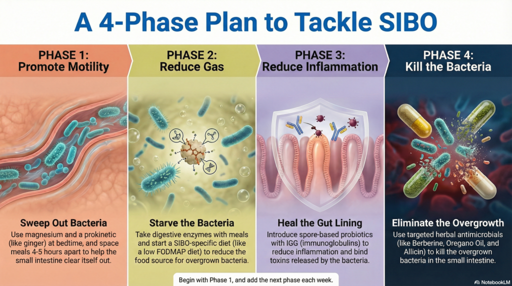 Doctor's 4-Phase SIBO Treatment Protocol
