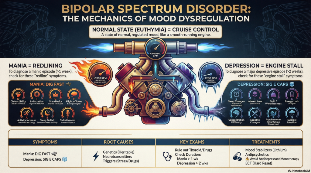 Bipolar Mechanics of Mood Dysregulation