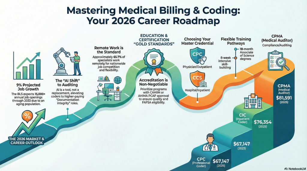 Medical Coding vs. Billing The Clinical Roadmap to Certification & Career Mastery